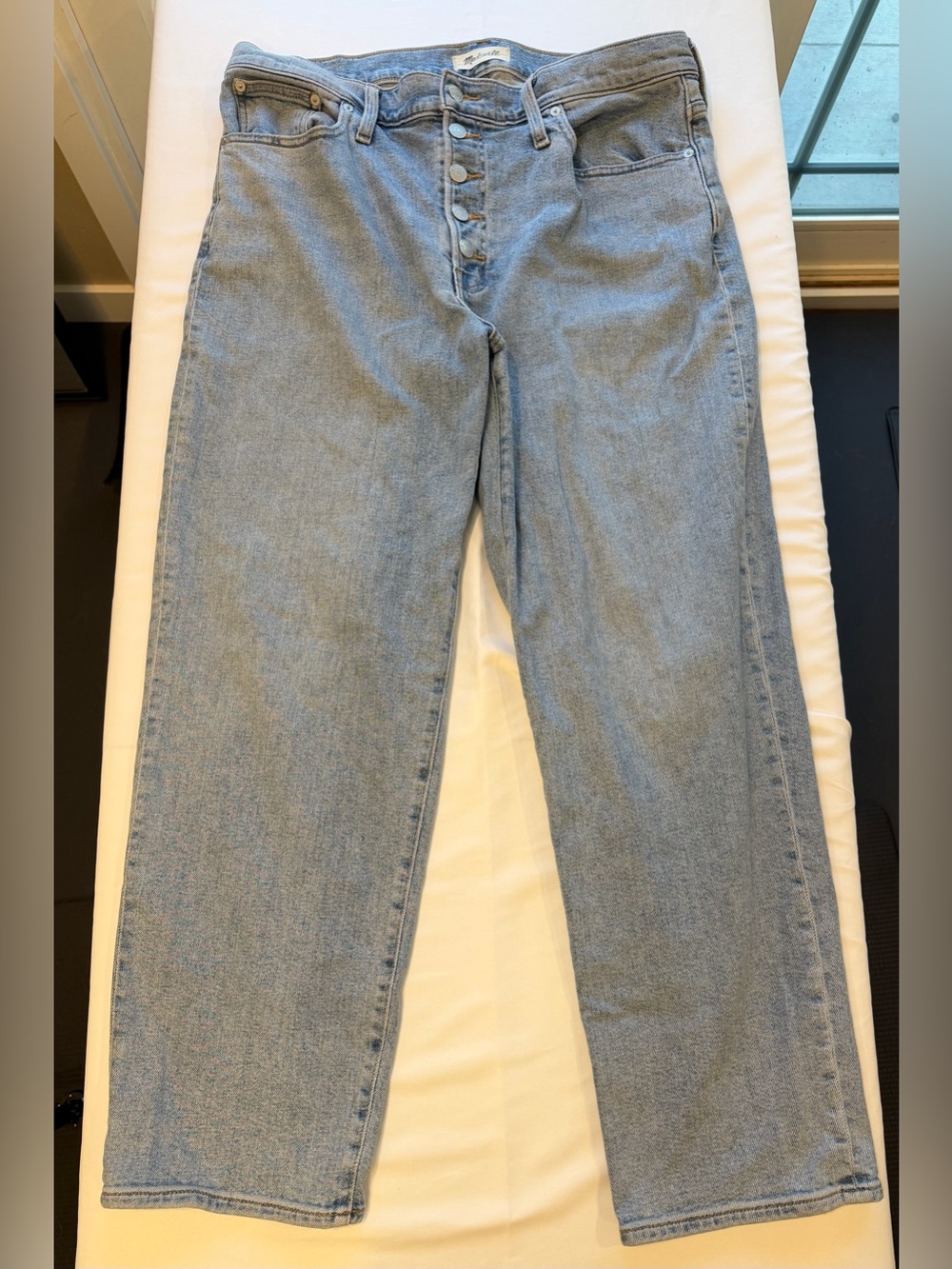 Madewell Women’s ‘The Perfect Vintage Straight Jean’ Button Fly size 32